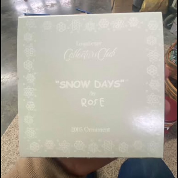 Longaberger Snow Days by Rose - Picture 3 of 3